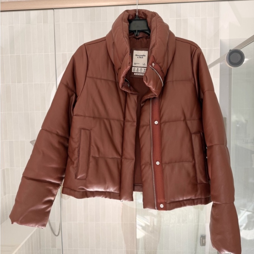 Abercrombie & Fitch Chestnut Puffer Jacket